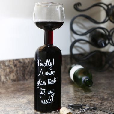 Wine Bottle Glass