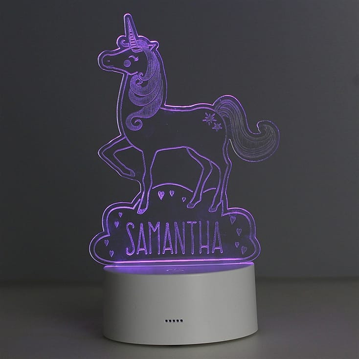 Personalised Unicorn Night Light | Find Me A Gift